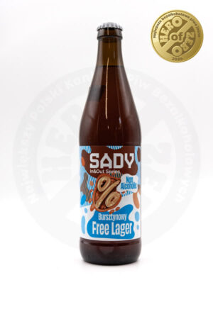 Browar Sady In&Out Bursztynowy Free Lager piwo bezalkoholowe Hero of Zero Wolny Kraft